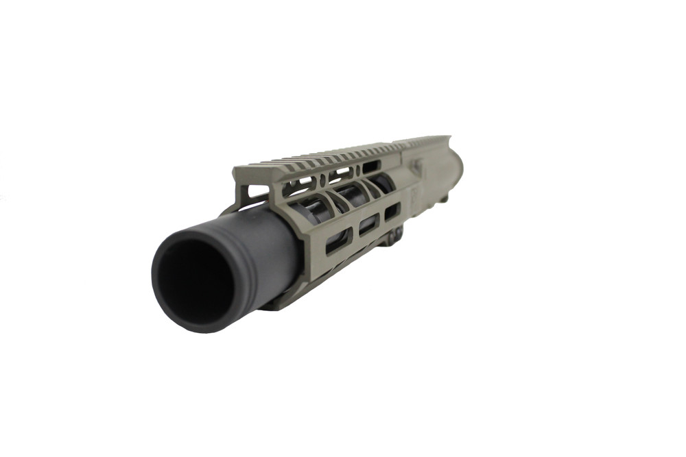 Z9 'Stinger PDW'  9mm Assembled Upper Receiver MAGPUL OD GREEN | 5.5" Barrel | 7" MLOK Handguard | Zaviar Flash Can Muzzle Device