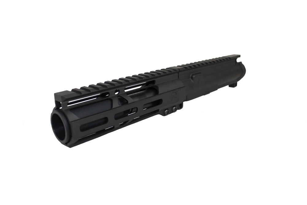 9mm 'Stinger Series' 3.5" - 4.5" Overall Nitride Upper Receiver / 1:10 Twist / 6.5" MLOK Handguard