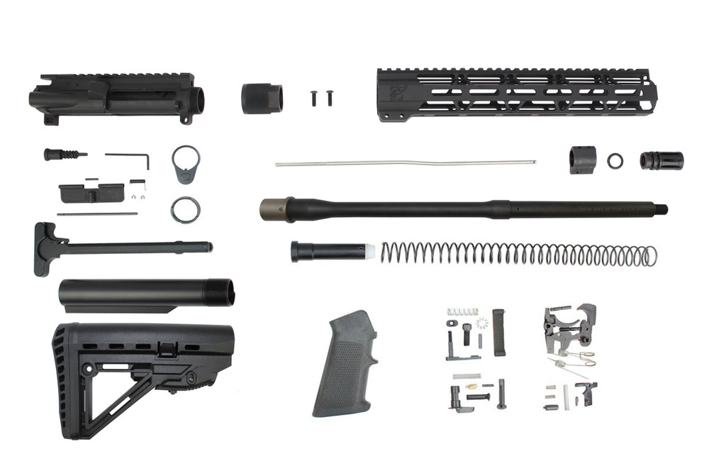 .223 Wylde 'Operator Series' 16" Nitride Match Grade Builder Kit / 1:8 Twist / 12" MLOK Handguard