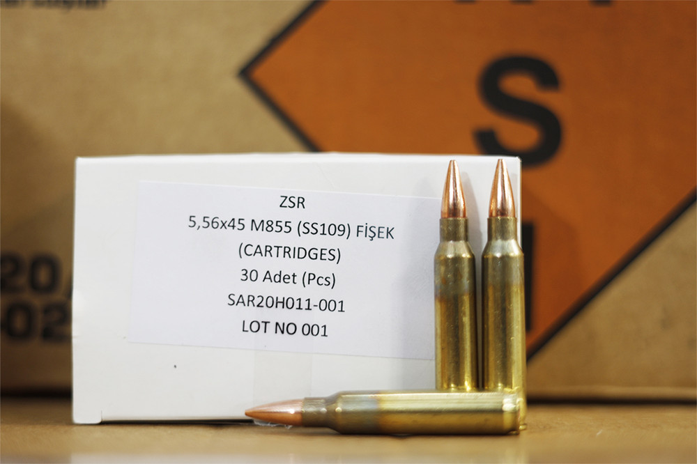 5.56 NATO Ammunition Steel Core with Brass Casing 62 Grains - 1500 Round