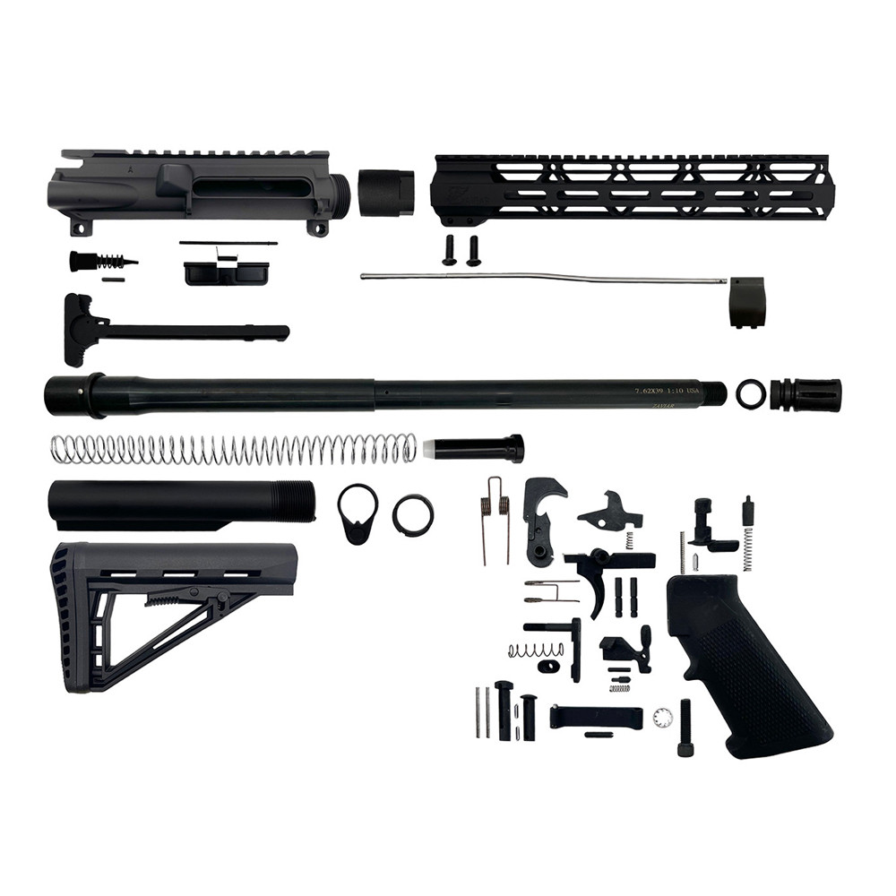 7.62 x 39 'Wolverine Series' 16" Nitride Builder Kit / 1:10 Twist / 12" MLOK Handguard