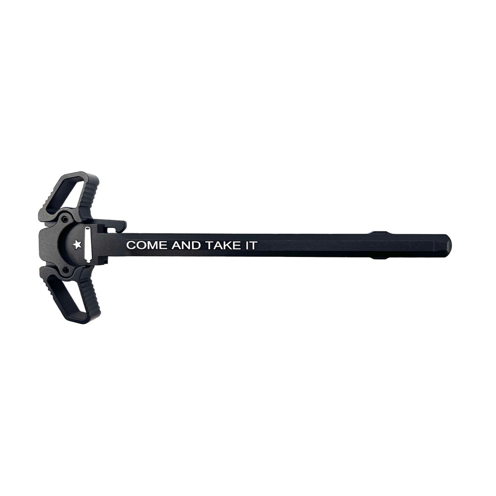 Custom Zaviar 05 AR-15 Black Ambidextrous Charging Handle "Come And Take It""