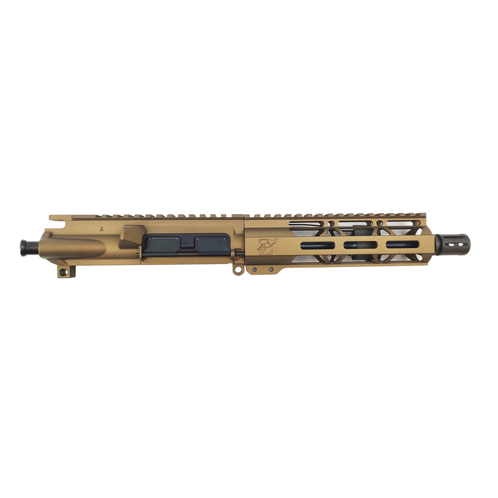 Zaviar Firearms 5.56 Nato 'Operator Series' 7.5" Nitride Upper Receiver / 1:7 Twist / 7" MLOK Handguard / Burnt Bronze / A2