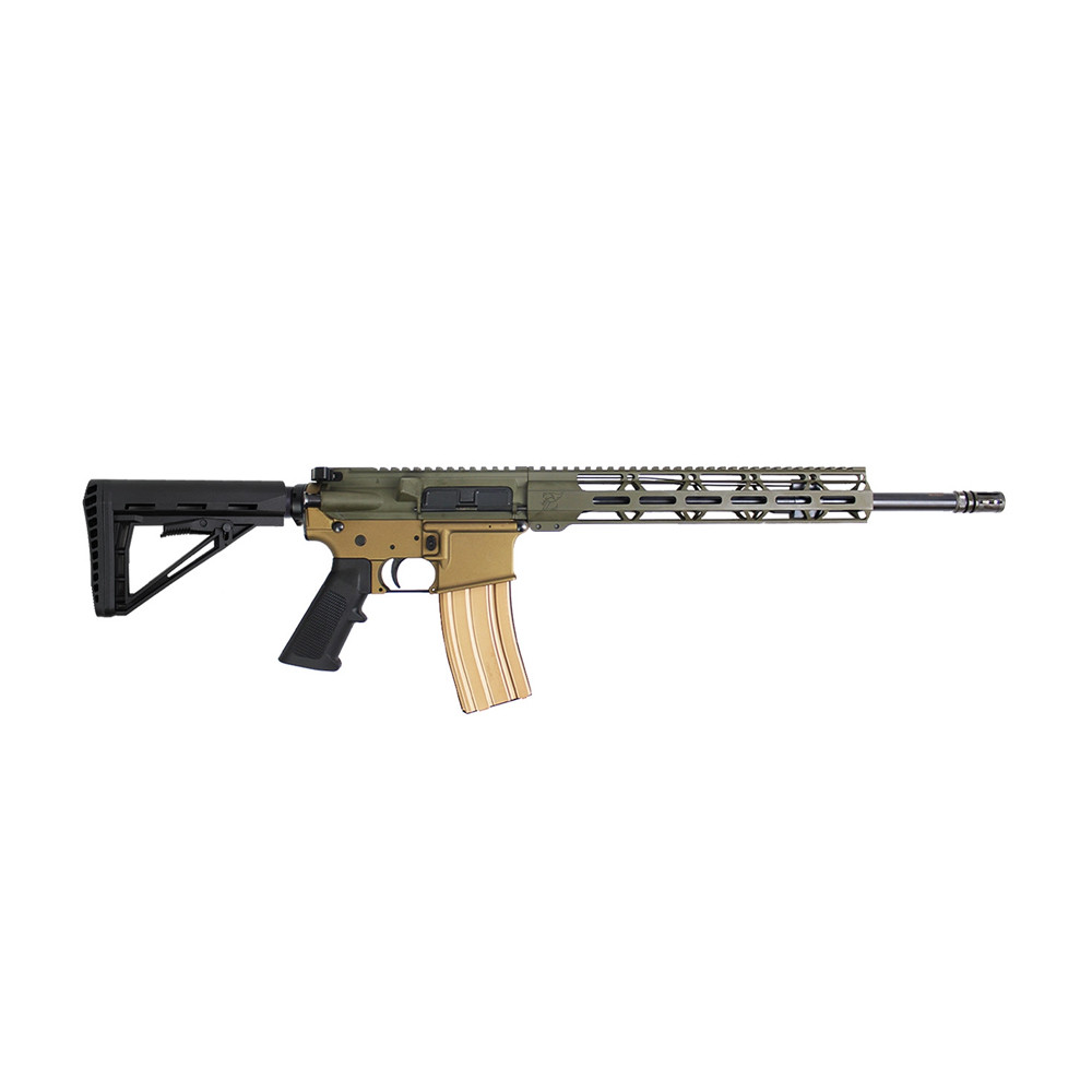 Forest Edition Zaviar Firearms 5.56 Nato 'Operator Series' 16" Mid Length Complete Rifle / 1:7 Twist / 12" MLOK Handguard