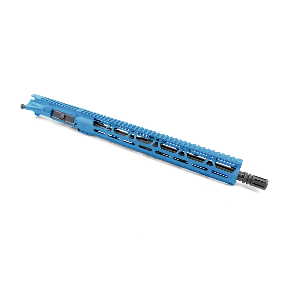 Zaviar Firearms 5.56 Nato 'Operator Series' 16" Nitride Upper Receiver / 1:8 Twist / 15" MLOK Handguard / Titanium Blue 