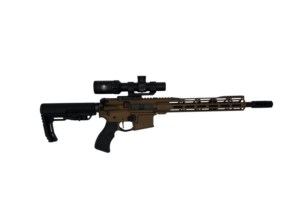 HAVOC TCS Match Grade 7.62X39 16" Nitride Rifle / 1:10 Twist / 12" MLOK Scalp / Midnight Bronze