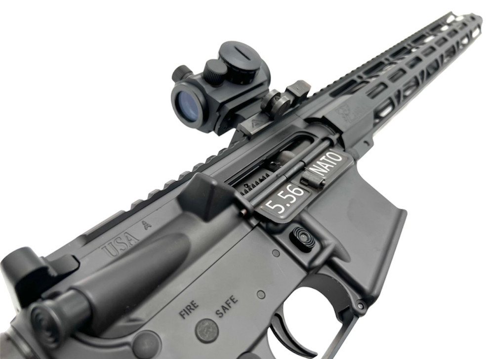 Zaviar Firearms 5.56 Nato 'Operator Series' 16" Gov Rifle & Olympus9 Red Dot/ 1:8 Twist / 15" MLOK Handguard / Black