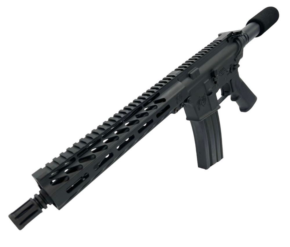 OVERSTOCK T6 Firearms 5.56 Nato 10.5" Nitride Complete Pistol / 1:7 Twist / 10" MLOK SLANT Handguard / Pistol Tube / BLACK