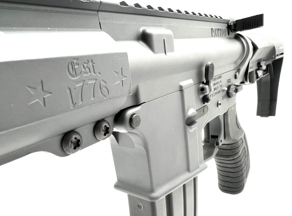  .223 Wylde  16"  USMC PATTON Nitride Match Grade Complete Rifle / 1:8 Twist / 15"Mlok Slant Handguard / Sniper Grey