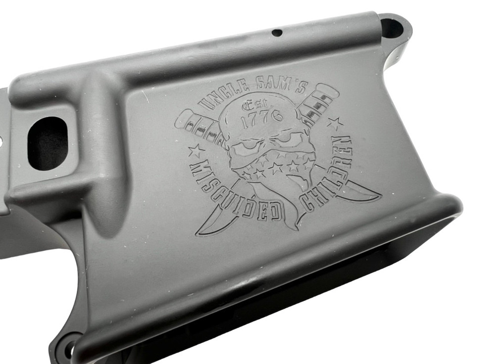 AR-15 USMC Black Cerakote Stripped Lower Receiver