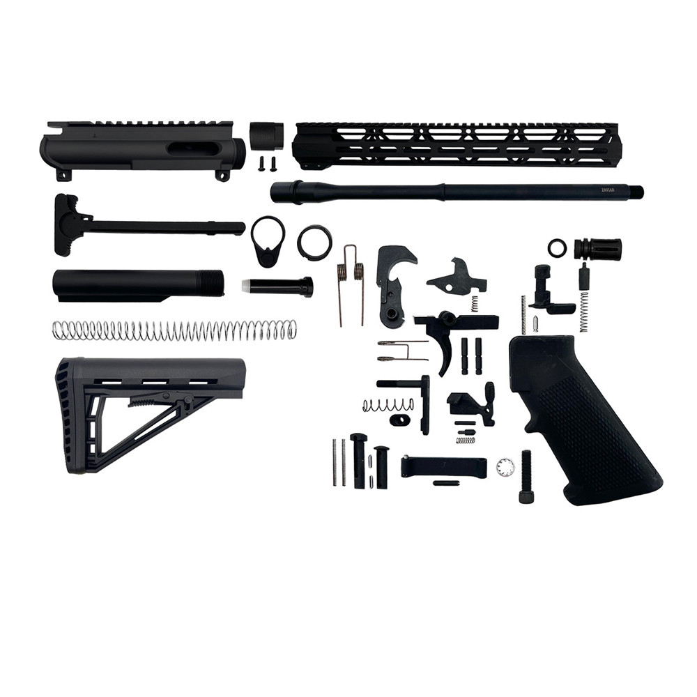 9mm 'Stinger Series' 16" Nitride Builder Kit / 1:10 Twist / 15" MLOK Handguard