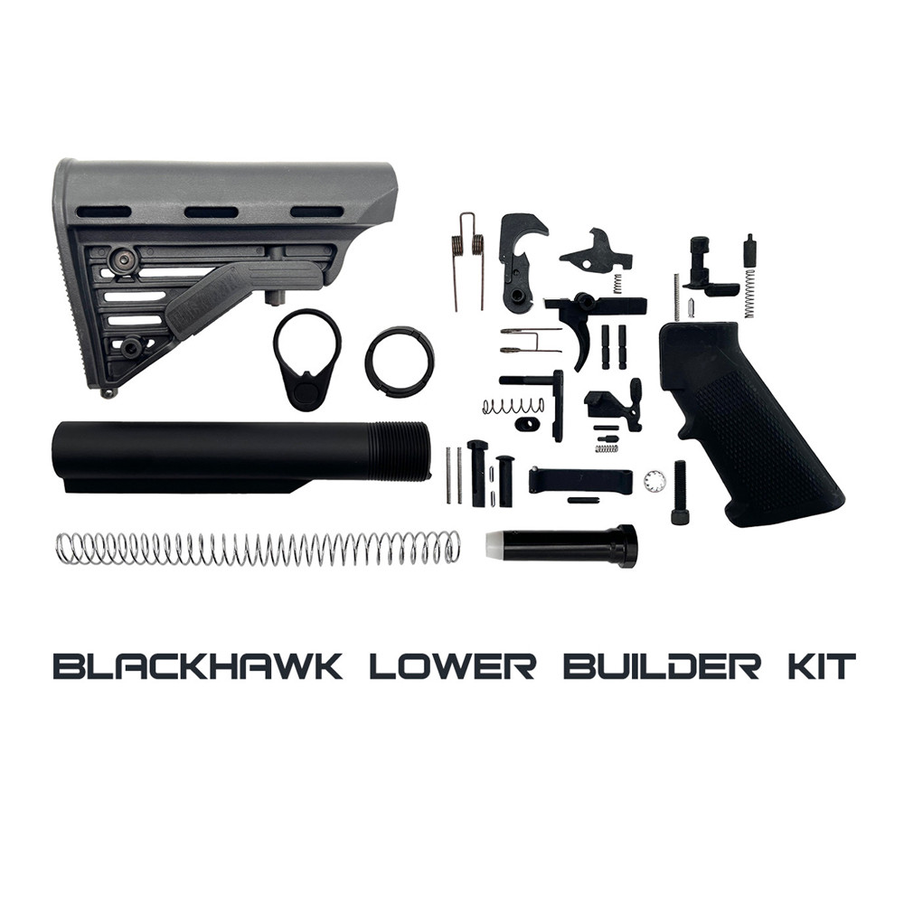Zaviar Firearms Blackhawk Buttstock Lower Build Kit with Lower Parts Kit (ZZ40751)