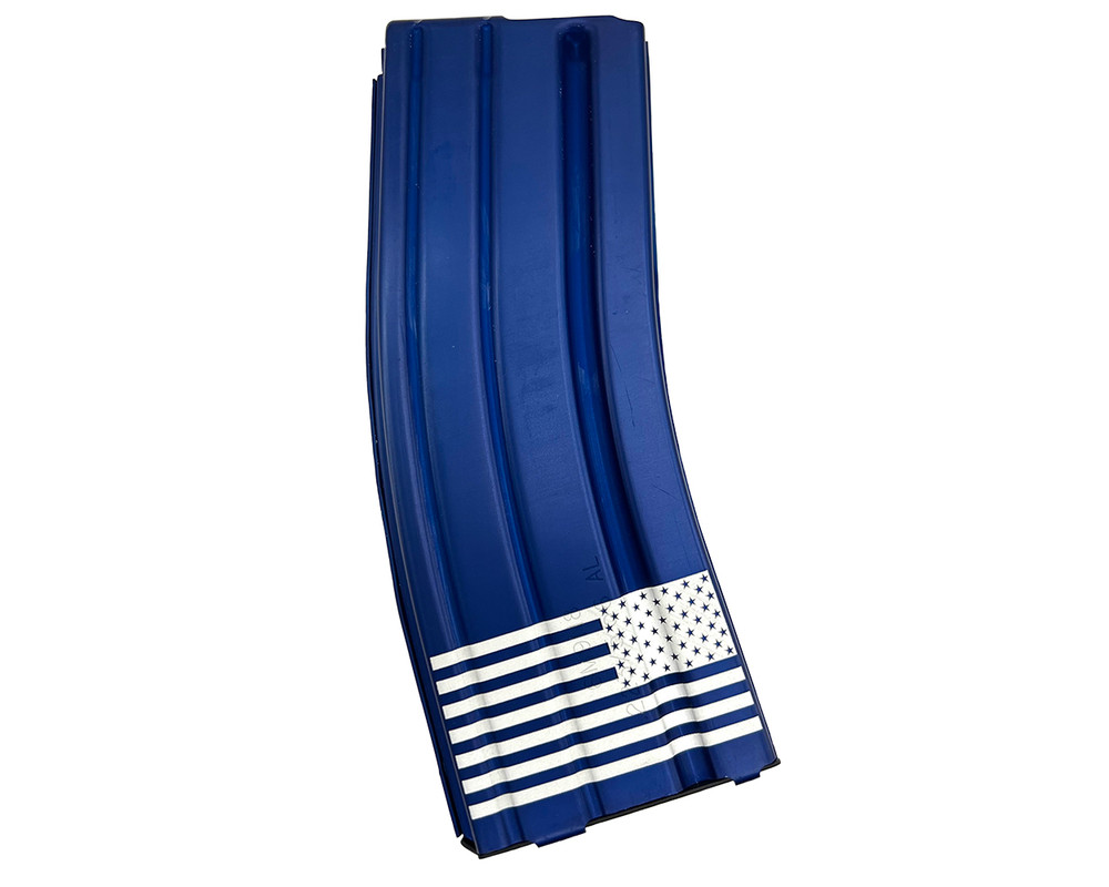 .223 / 5.56 / 300 Blackout C Products Defense 30 Round Magazine -  BLUE FLAG