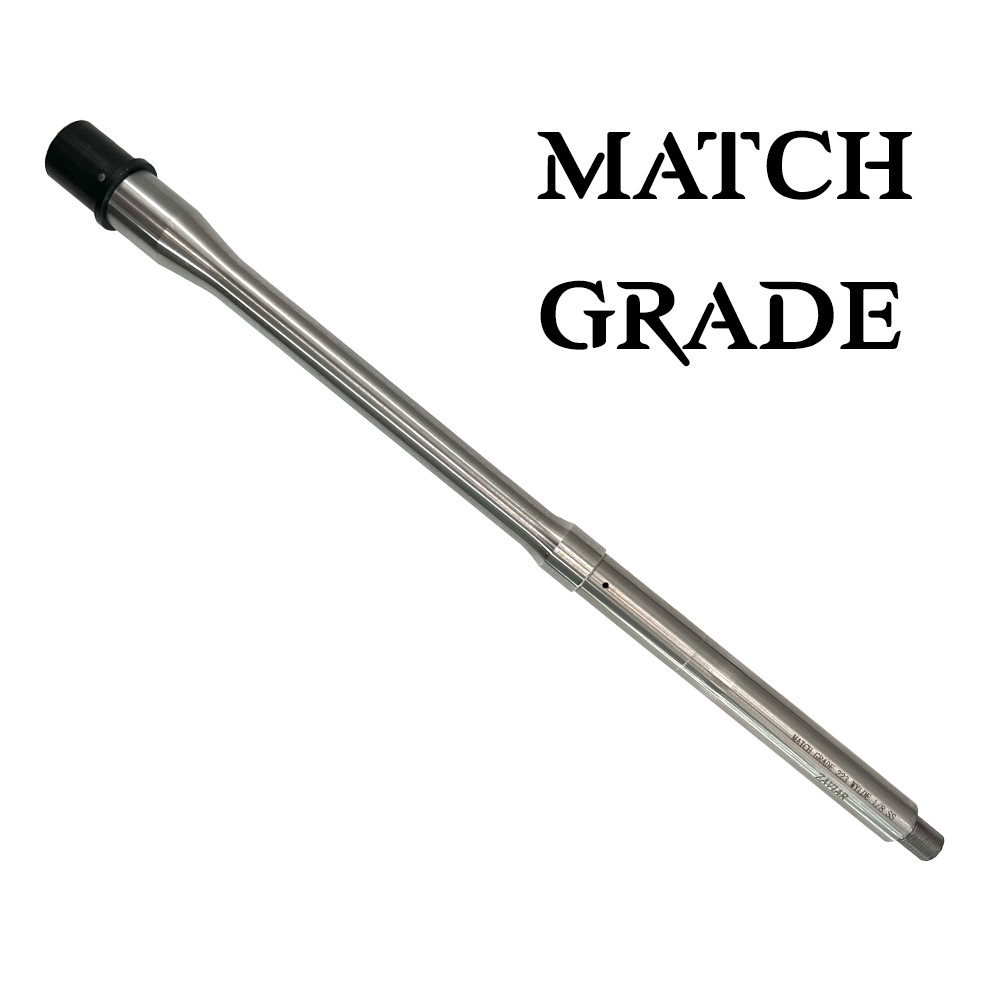 .223 Wylde 16" Stainless Steel Match Grade Barrel  / 1:8 Twist / Mid Length / 1/2x28 Thread