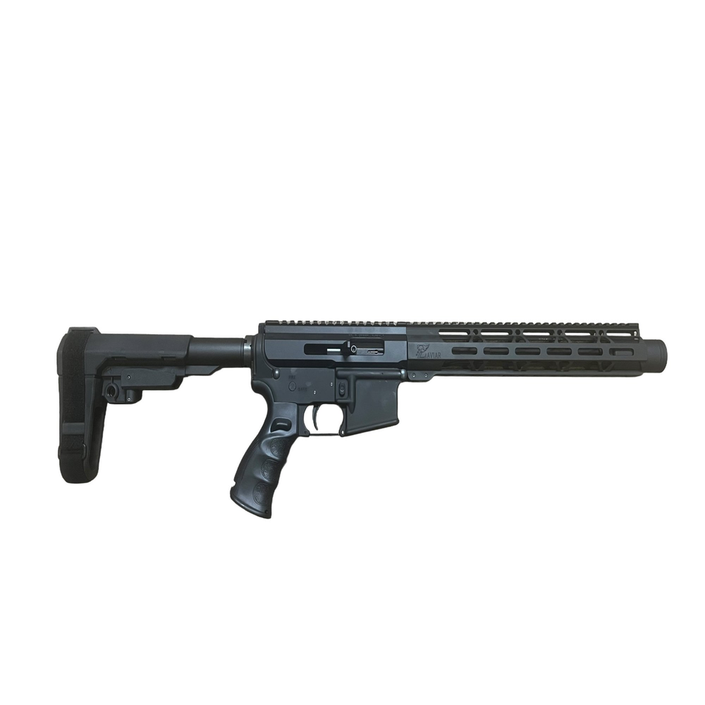 Zaviar T6 Firearms .22LR 10.5" Nitride Complete Pistol / 1:16 Twist / 12" MLOK Handguard / SBA3 / BLACK