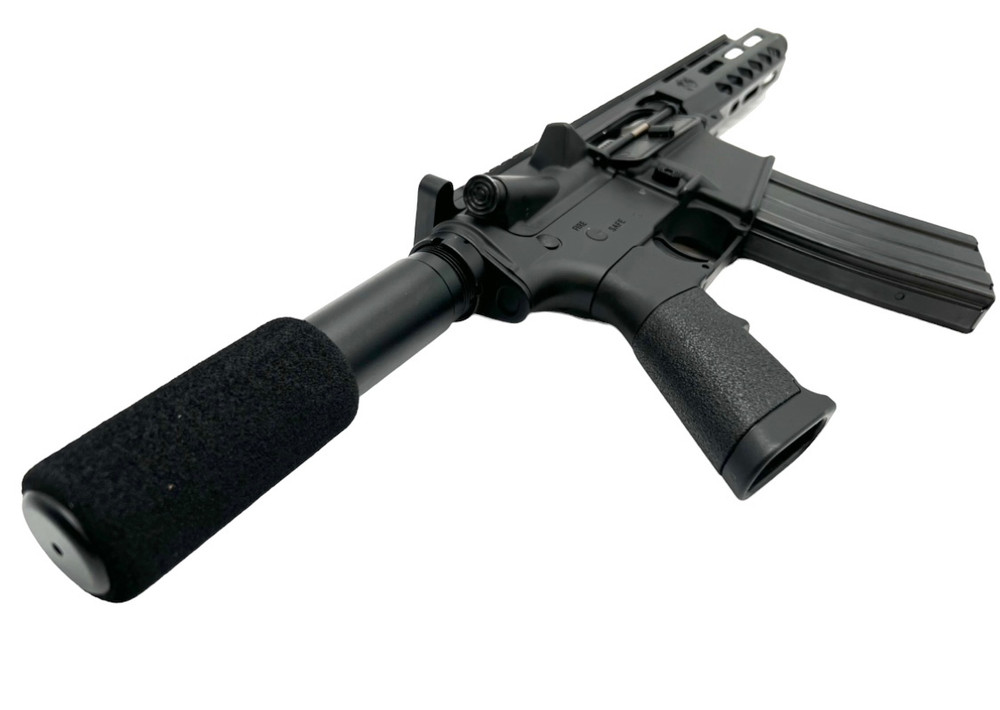 OVERSTOCK T6 Firearms 5.56 Nato 7.5" Nitride Complete Pistol / 1:7 Twist / 7" MLOK SLANT Handguard / Pistol Tube / BLACK