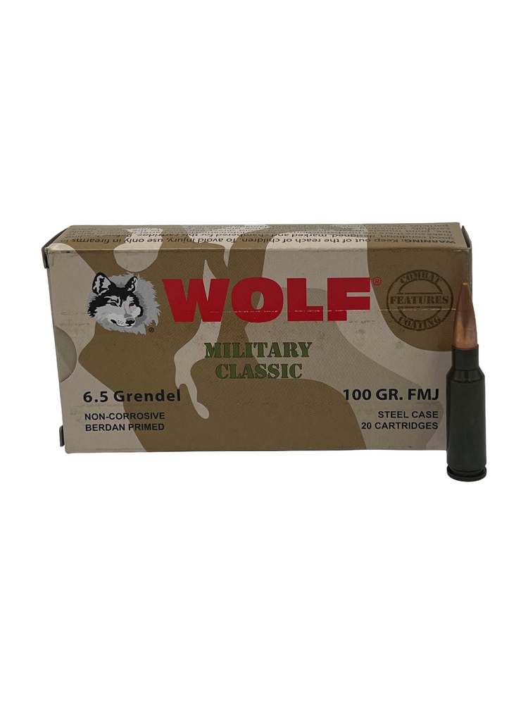 6.5 Grendel / 100 GR FMJ / 500 Rounds / 60 Cents a Round