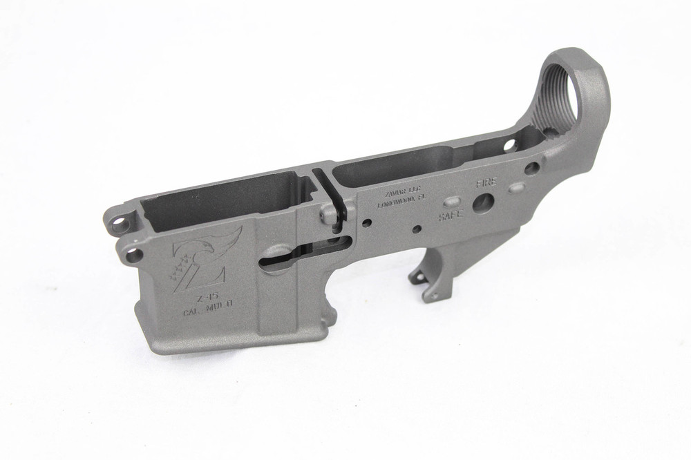 Zaviar Sniper Grey CERAKOTED MIL-SPEC AR15 Stripped Lower Receiver