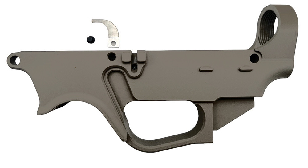 AR-9 Lightweight Billet 6061 Custom Cut ** Magpul FDE** 80% Lower