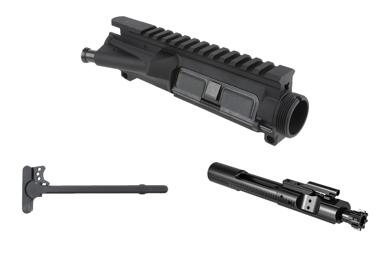 Zaviar Firearms AR15 Upper Receiver / Black Nickel BCG / Charging Handle Combo kit