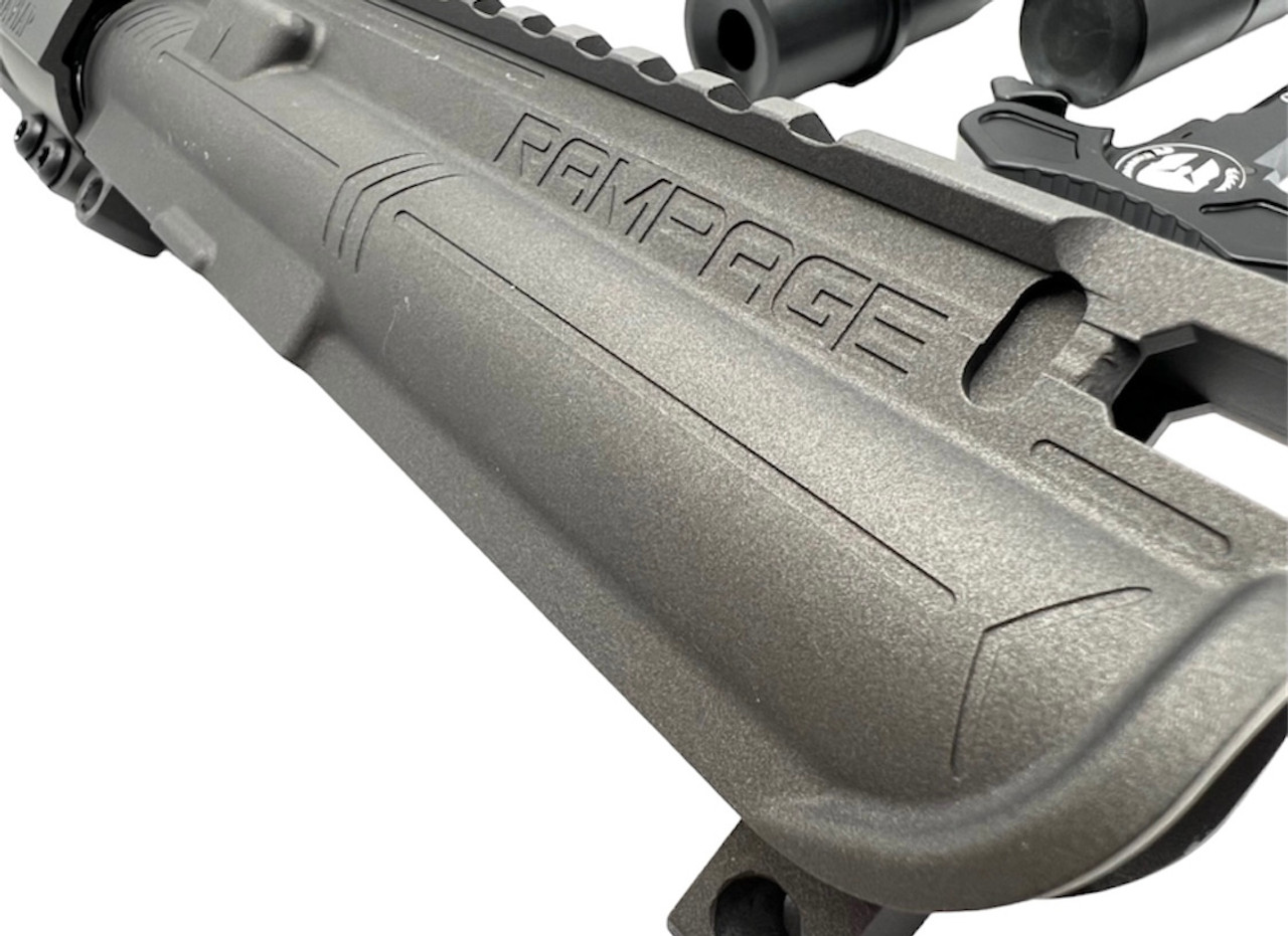 RAMPAGE TCS Match Grade 9 MM 16" Nitride Complete Rifle With Intergraded TCS / 1:10 Twist / 12" MLOK Handguard / Tungsten Gray 