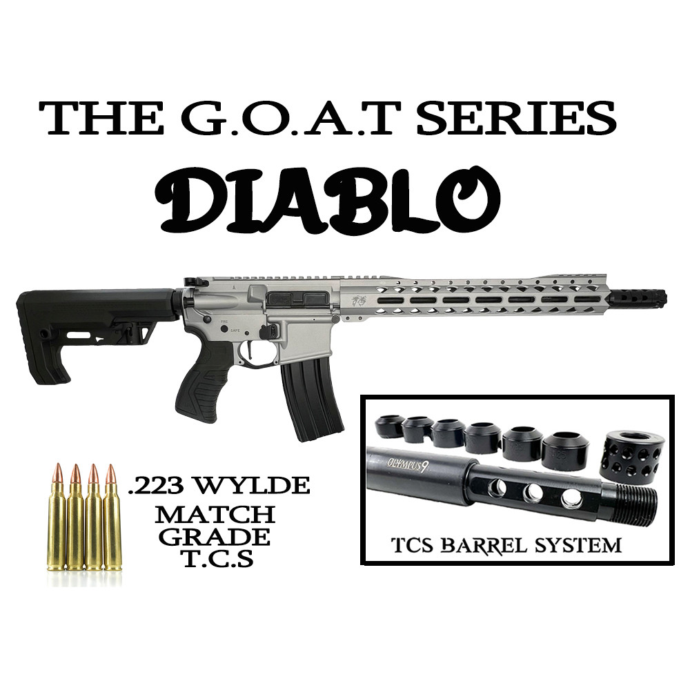 G.O.A.T Series DIABLO / TCS Match Grade .223/5.56 Wylde 16