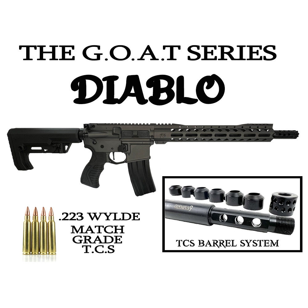 【tiro〜②】 G.O.A.T Series DIABLO / TCS Match Grade .223/5.56 Wylde 16