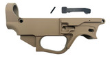 AR-9 Lightweight Custom Cut ** Magpul FDE** 80% Lower Receiver