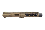 Z9 'Stinger PDW' 9mm Assembled Upper Receiver Burnt Bronze | 5.5" Barrel | 7" MLOKHandguard | Zaviar Flash Can Muzzle Device 