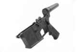 AR-15 Black Cerakote Complete Lower Receiver with Pistol Tube