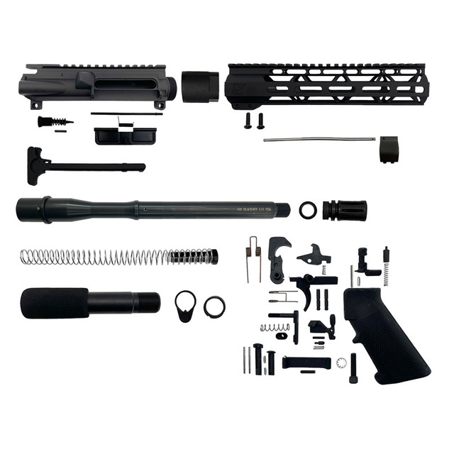 Zaviar Firearms 300AAC Blackout 'Special Ops Series' 10.5" Nitride Builder Kit / 1:8 Twist / 10" MLOK Handguard
