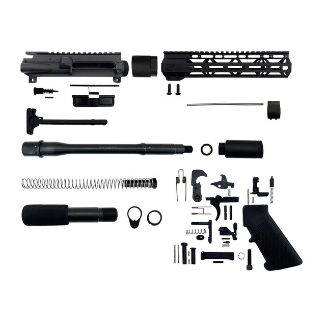  Zaviar Firearms 5.56 Nato 'Operator Series' 10.5" Nitride Builder Kit / 1:7 Twist / 10" MLOK Handguard