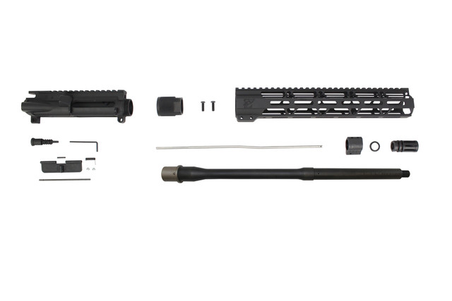 .223 Wylde 'Operator Series' 16" Nitride Match Grade Barrel Upper Kit / 1:8 Twist / 12" MLOK Handguard