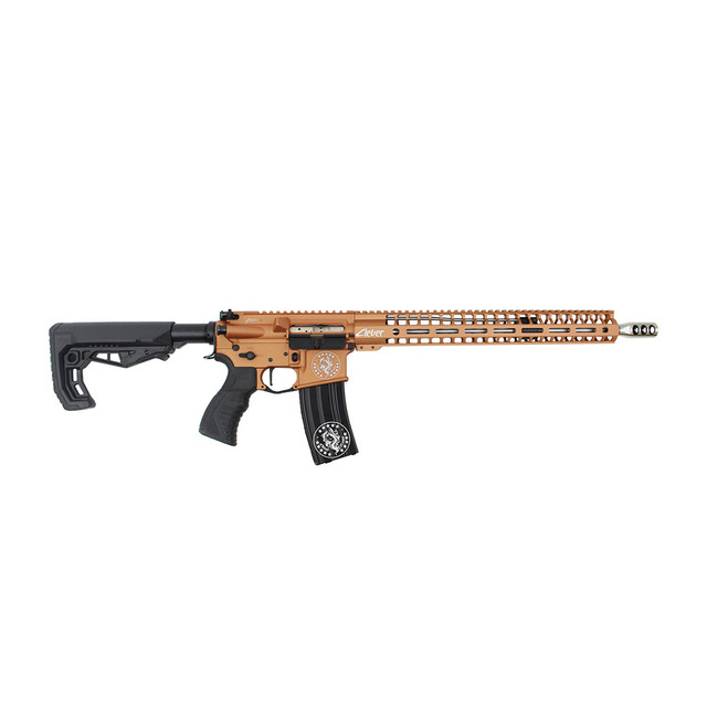 .223 Wylde 16" 'Maverick' Stainless Steel Match Grade Complete Rifle / 1:8 Twist / 15"Mlok Handguard / Copper (ZM54922) 