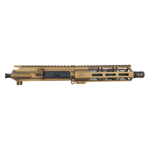 Zaviar Firearms 5.56 Nato 'Operator Series' 7.5" Nitride Upper Receiver / 1:7 Twist / 7" MLOK Handguard / Burnt Bronze / A2