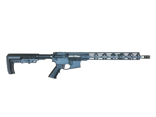 Zaviar- .223 Wylde  16"  Nitride Match Grade Complete Rifle / 1:8 Twist / 15"Mlok Slant Handguard / Sniper Grey