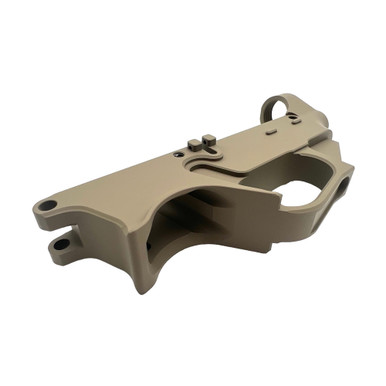AR-9 Lightweight Billet 6061 Custom Cut ** Magpul FDE** 80% Lower