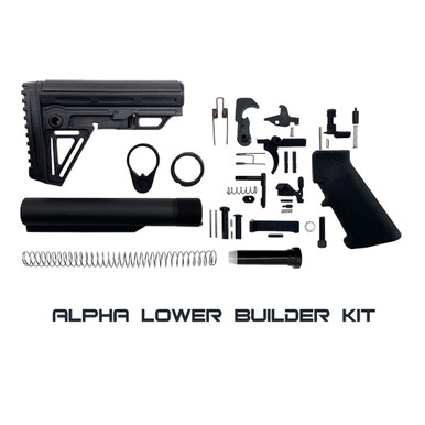 Zaviar Alpha Buttstock Lower Build Kit / Lower Parts Kit - .223