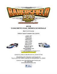 Concrete Oval Schedule 