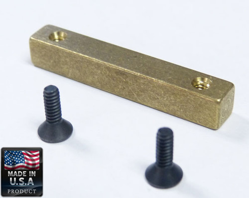 CUSTOMWORKS BRASS CHASSIS WEIGHT (1/2 oz)