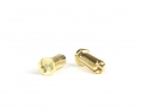 GOLD BATTERY BULLETS (2) SHORT POST 5mm