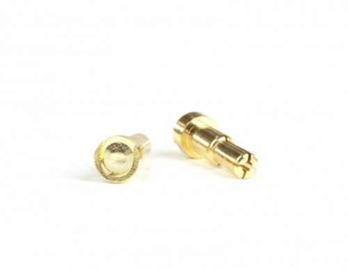 GOLD BATTERY BULLETS (2) LOW PROFILE 5 TO 4mm