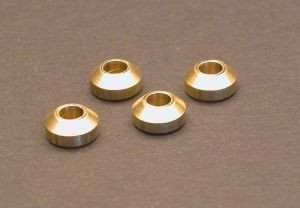 CUSTOMWORKS 4-40 CONE SPACERS (4) 