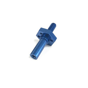 CUSTOMWORKS ALUMINUM FRONT AXLE 12MM HEX 5MM OFFSET