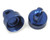 CUSTOMWORKS MDX SHOCK CAPS 1-Piece ALUMINUM (2)