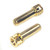 TEAM TRINITY CERTIFIED ADJUSTABLE 5MM PURE COPPER GOLD PLATED BULLET CONNECTORS (2) MALES