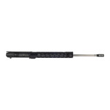 24" 308 WIN Complete Upper - Satern Straight Flute Stainless Barrel - 15" Rail - Comp Brake - BCG - CH