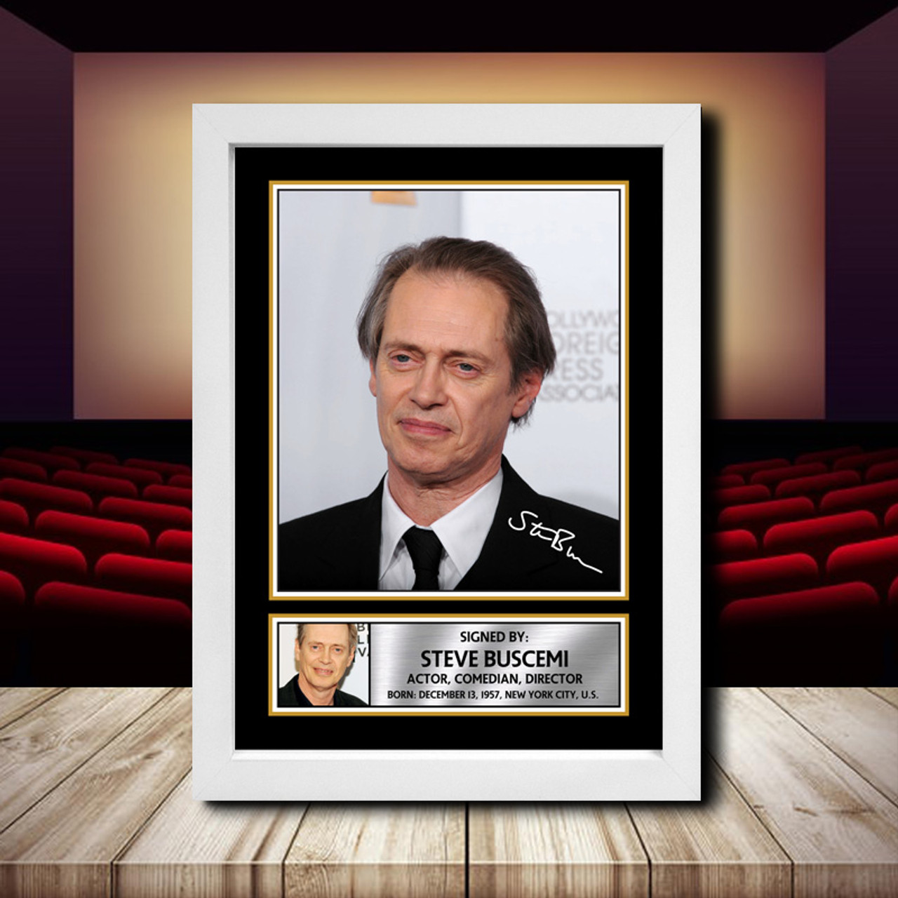 Steve Buscemi 2 Signed Autographed Movie Star Print Celebrity