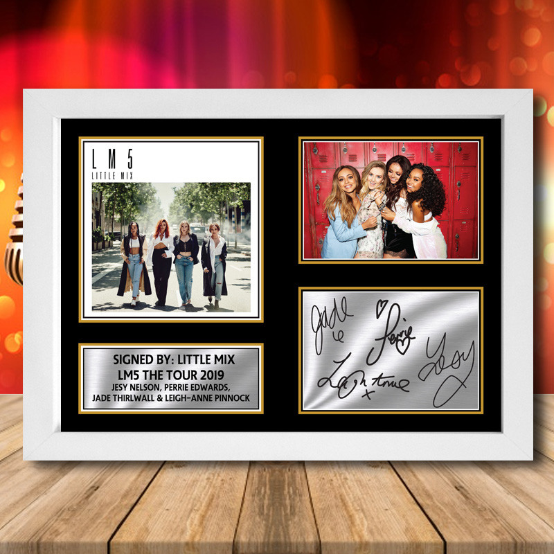 Autogram Mini Mix New Little Mix Lm5 Tour - Signed Autographed Music-Landscape Star Print ...