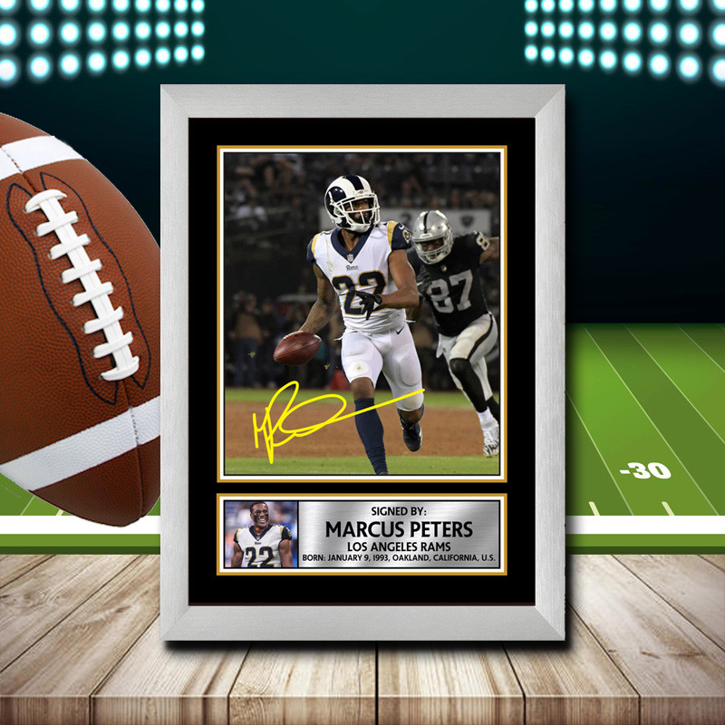 marcus peters signed jersey